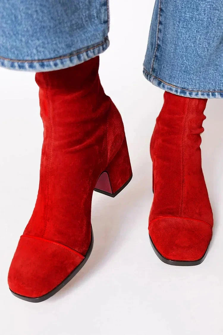 Brenda™ | Elegant Heeled Boots