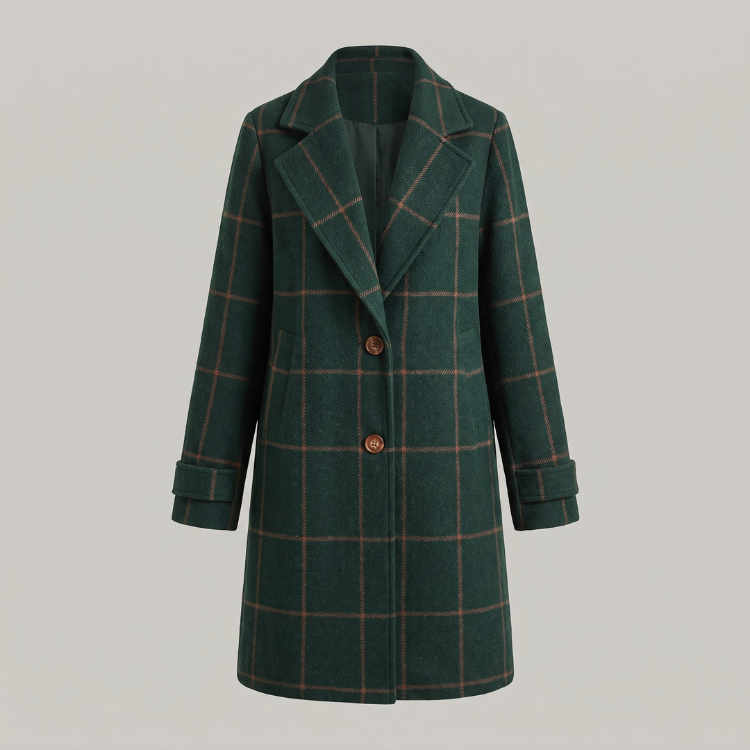 Rosemary™ | Plaid Coat Coralie