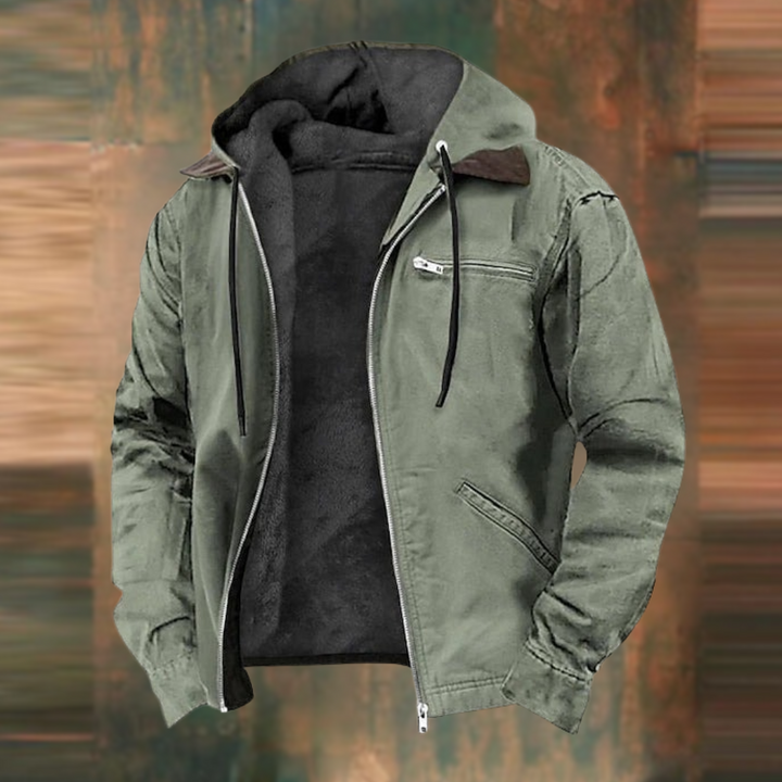 Thomas™ | Sherpa-Lined Hooded Jacket for Men