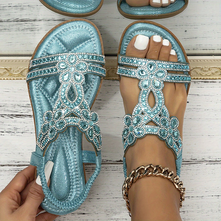 Judith™ | Maison™ - Orthopedic Crystal Sandals