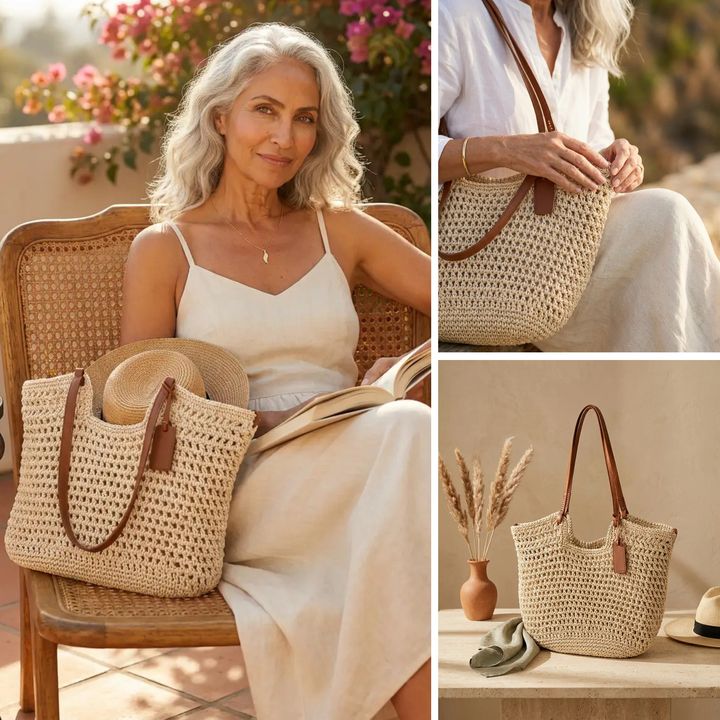 Audrey™ | The Handwoven Crochet Tote Bag
