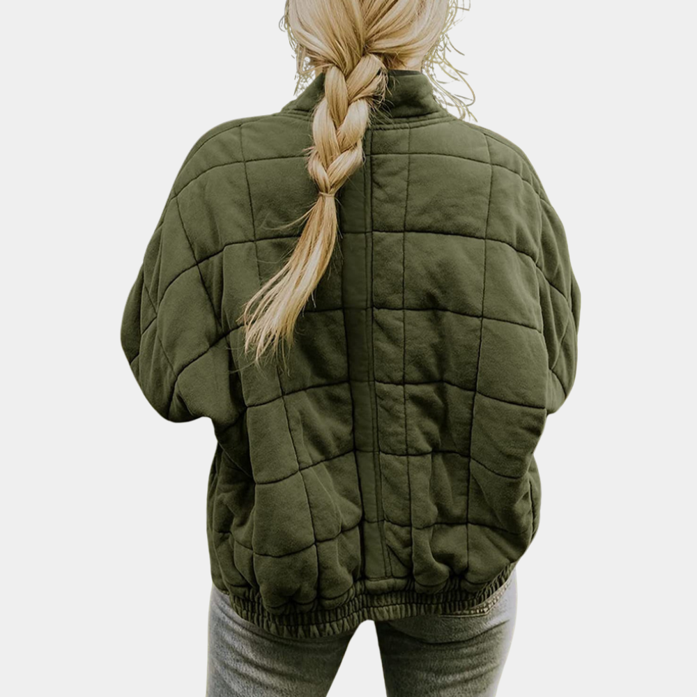 Janet™ |  Soft Quilted Zip Jacket
