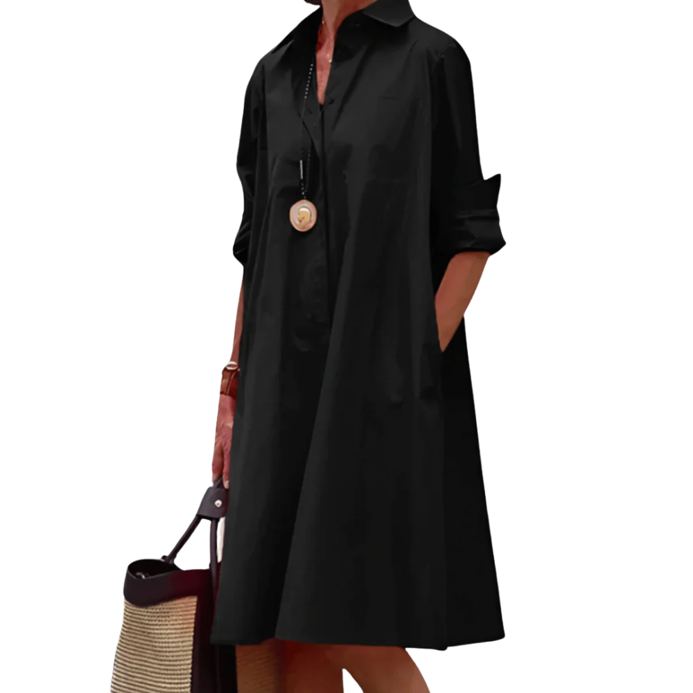 Nancy | Elegant Polo Dress Made from High-Quality Material