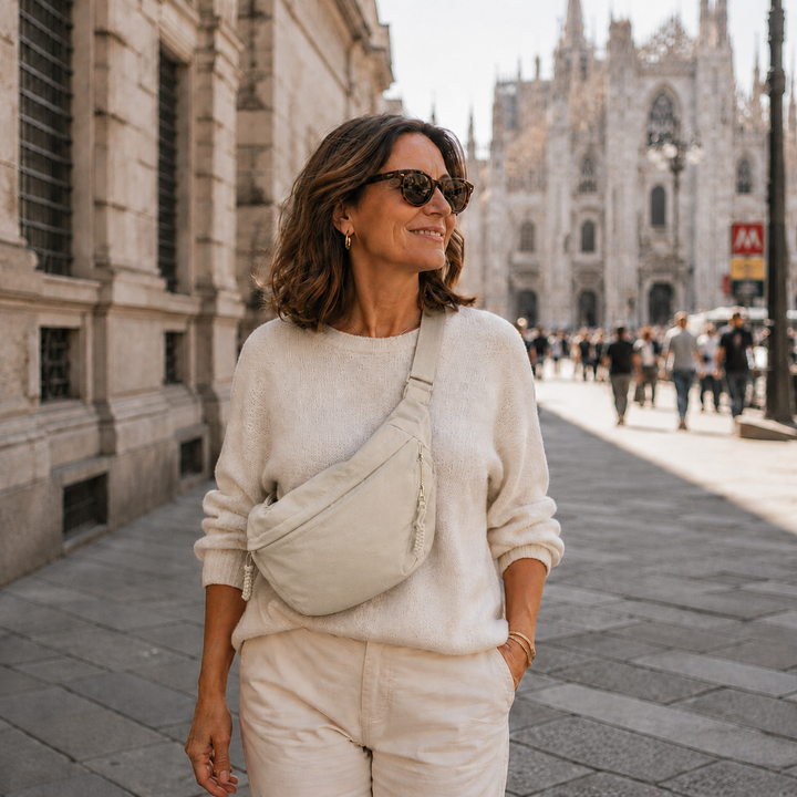 Deborah™ | Beige Shoulder Bag