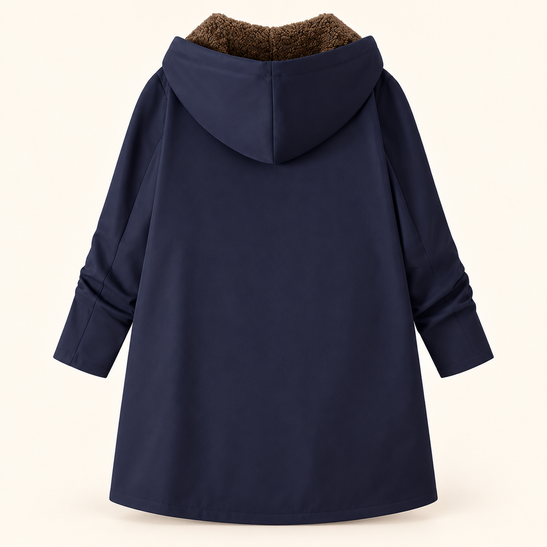 Marilyn™ | Sherpa-Lined Hooded Coat for Cosy Layering