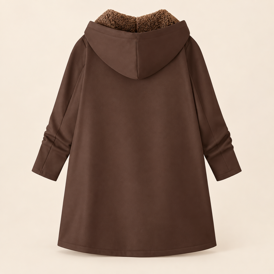 Marilyn™ | Sherpa-Lined Hooded Coat for Cosy Layering