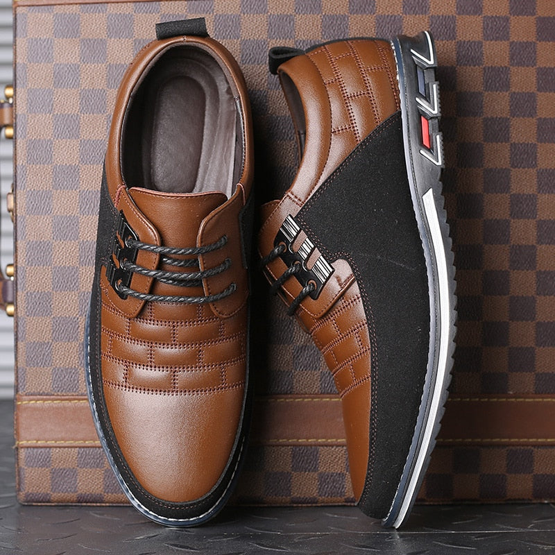 Kenneth | Synthetic Leather Oxford Shoes