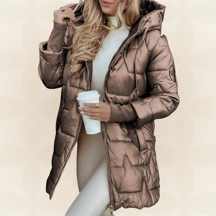Catherine™ | Warm Winter Puffer Jacket with Hood