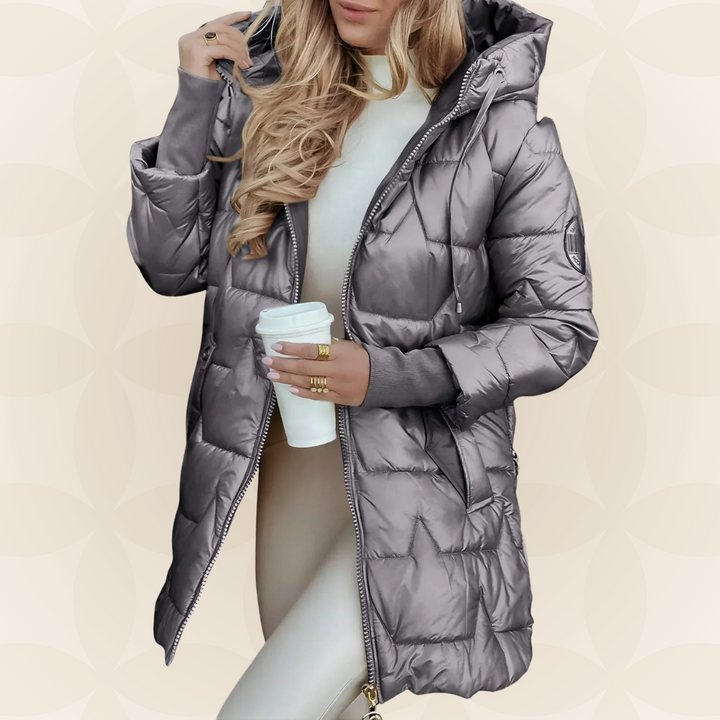 Catherine™ | Warm Winter Puffer Jacket with Hood