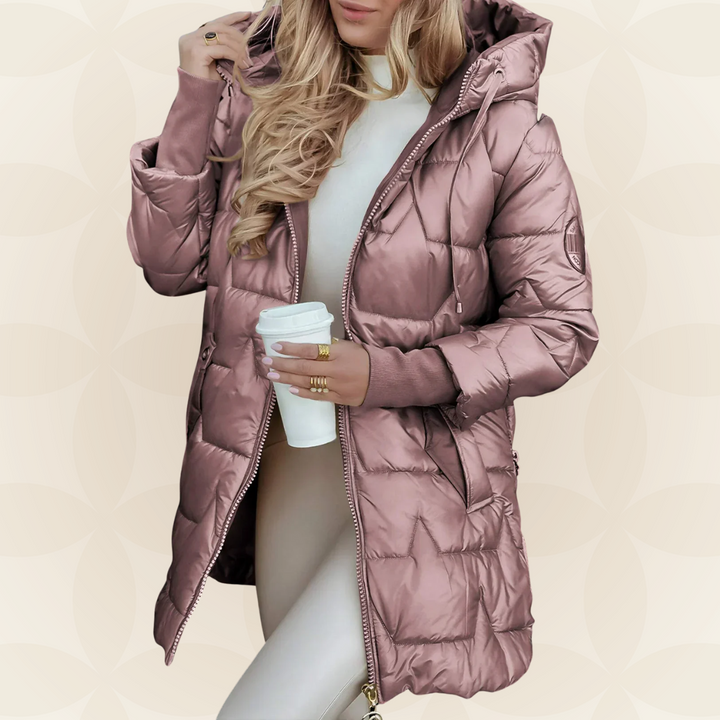 Catherine™ | Warm Winter Puffer Jacket with Hood