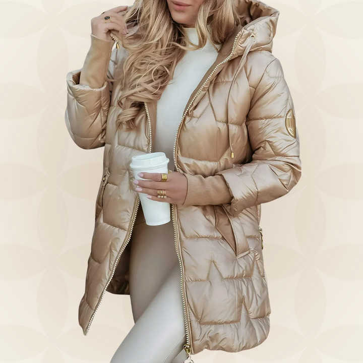 Catherine™ | Warm Winter Puffer Jacket with Hood
