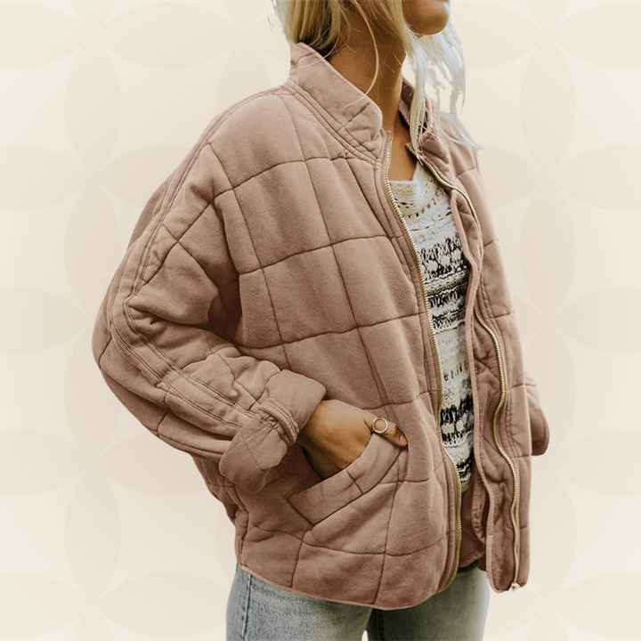 Janet™ |  Soft Quilted Zip Jacket