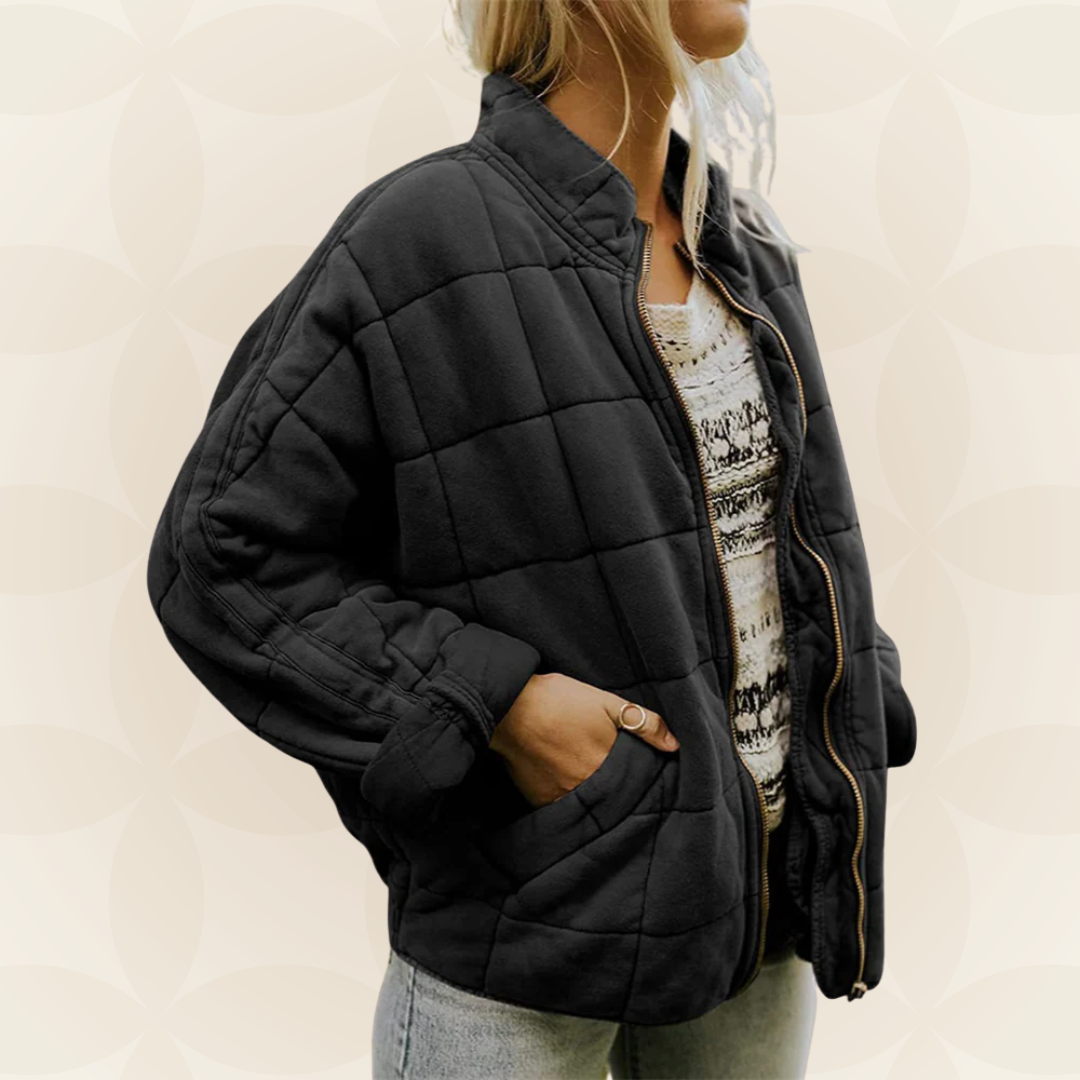 Janet™ |  Soft Quilted Zip Jacket