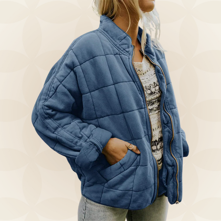 Janet™ |  Soft Quilted Zip Jacket
