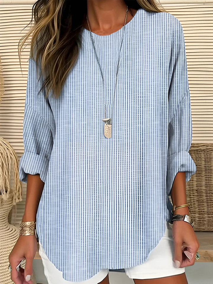 Frances™ | Trendy Striped Blouse