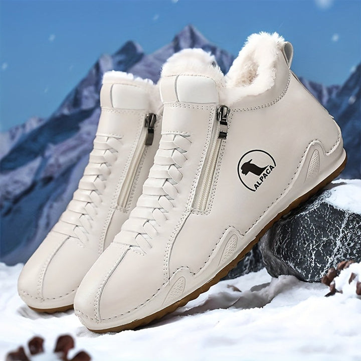 Ruth™ | Cozy Lined Winter Ankle Boots for Women – Easy Zip