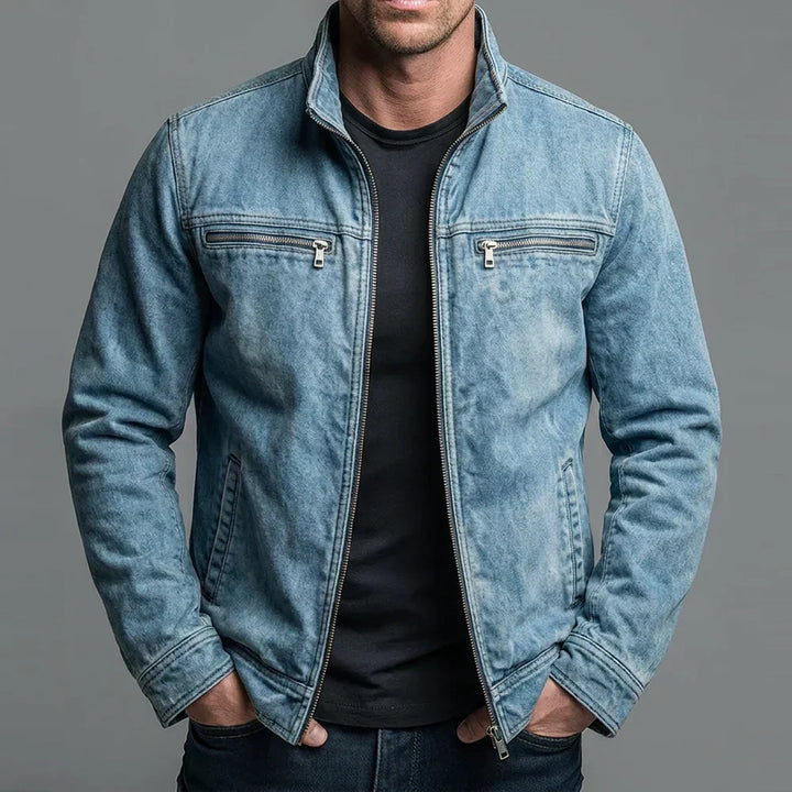 Malcolm™ | Vintage Cotton Jacket with Zip