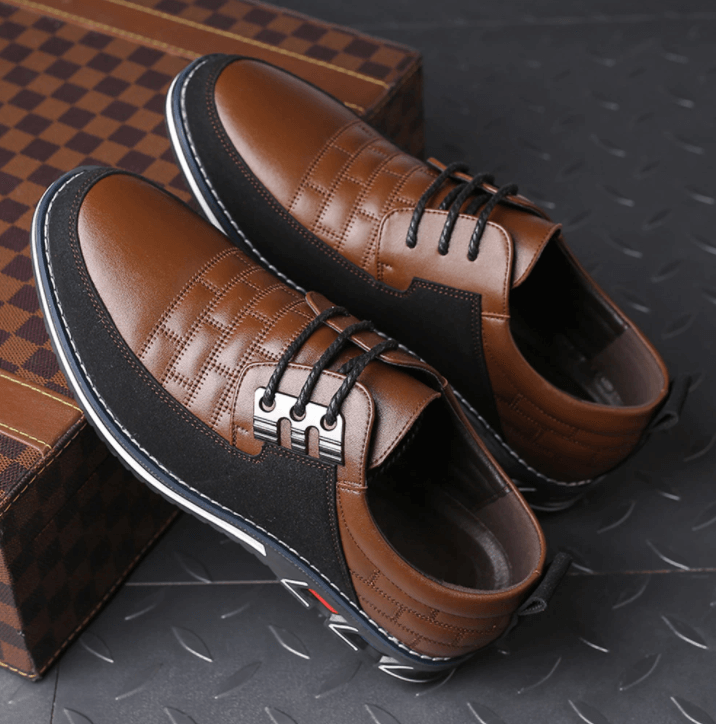Kenneth | Synthetic Leather Oxford Shoes