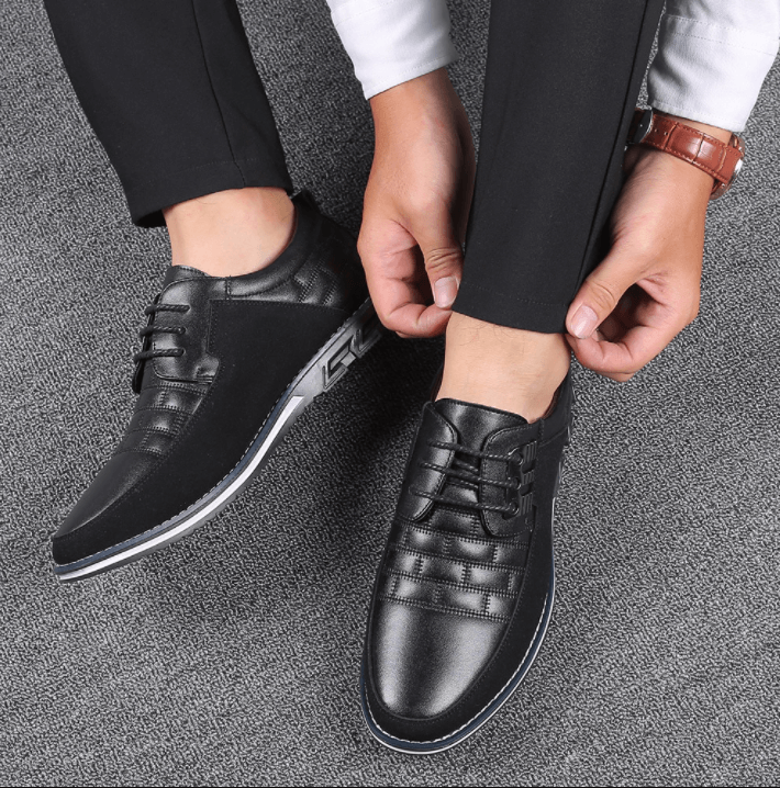 Kenneth | Synthetic Leather Oxford Shoes