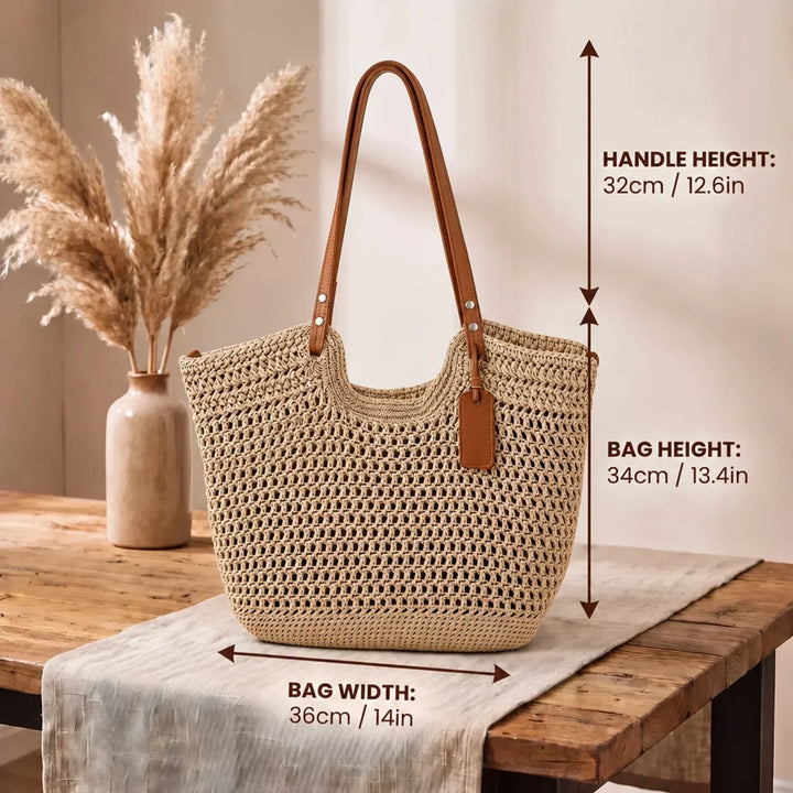 Audrey™ | The Handwoven Crochet Tote Bag