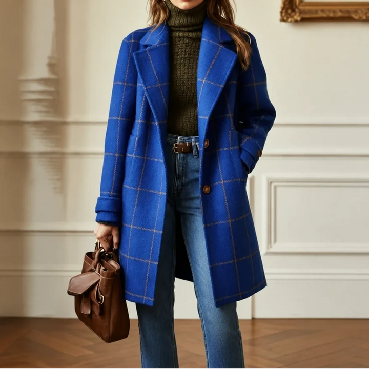 Rosemary™ | Plaid Coat Coralie