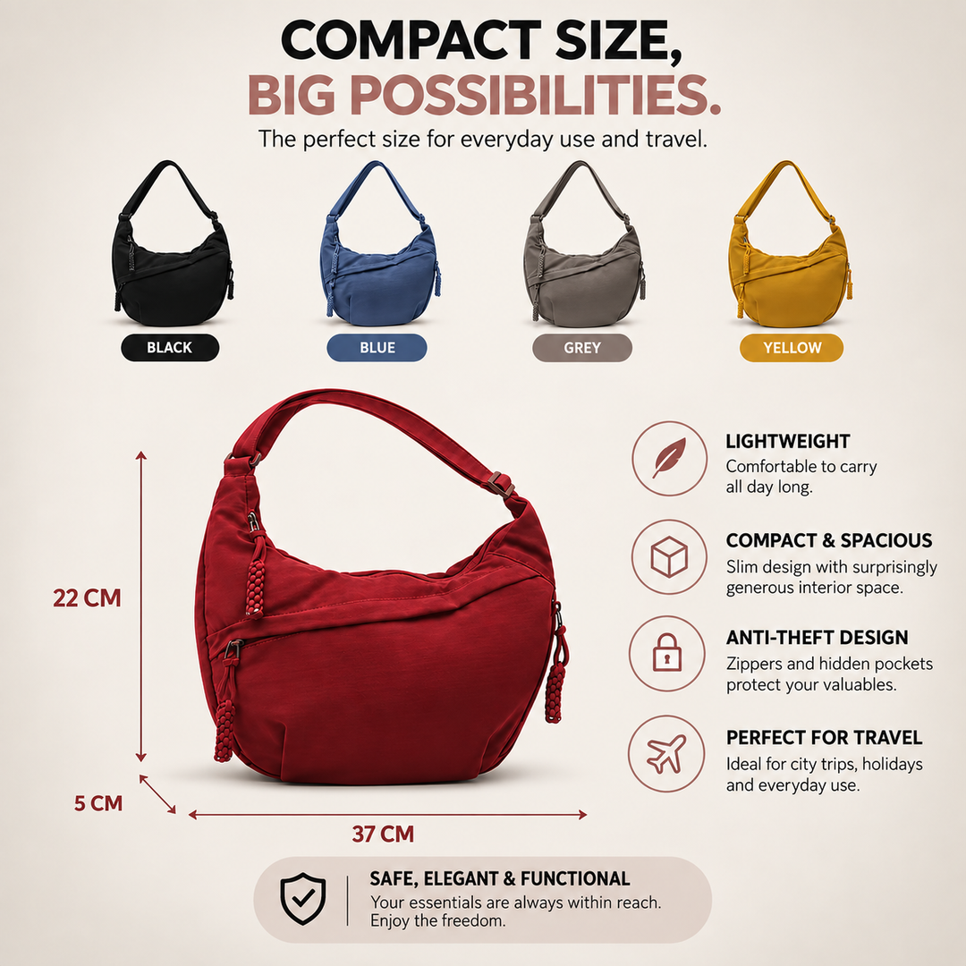 Marilyn™ | Burgundy Shoulder Bag