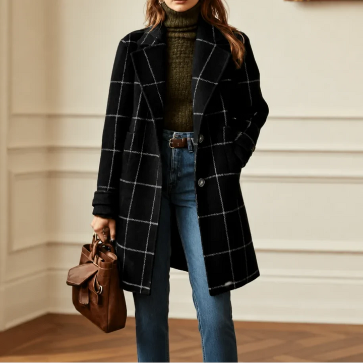 Rosemary™ | Plaid Coat Coralie