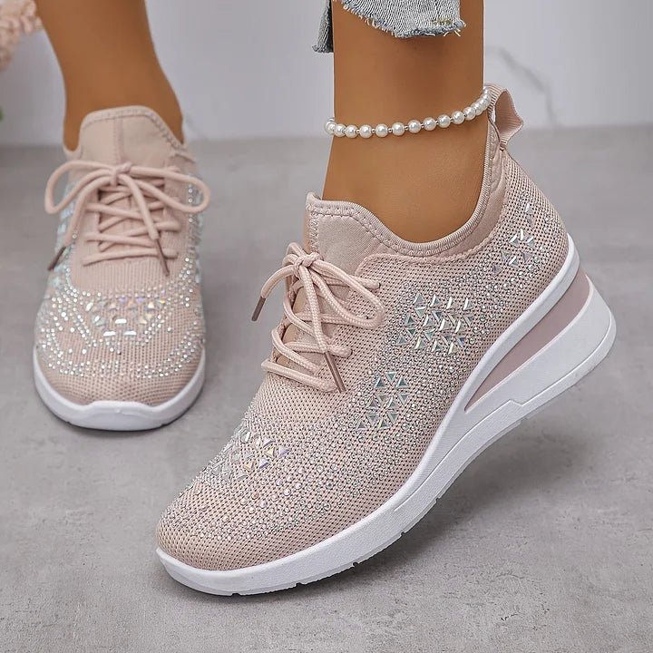 Deborah | Comfort Sneakers with Sparkling Stones