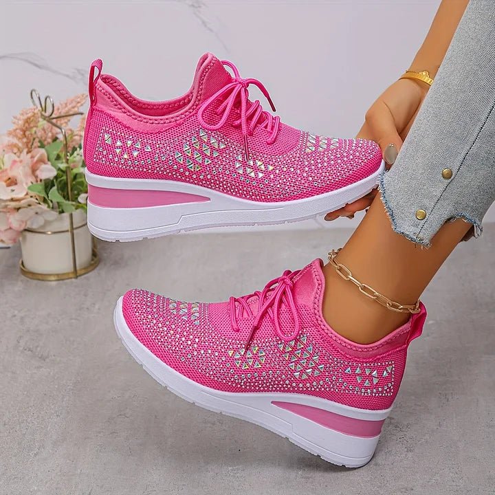 Deborah | Comfort Sneakers with Sparkling Stones