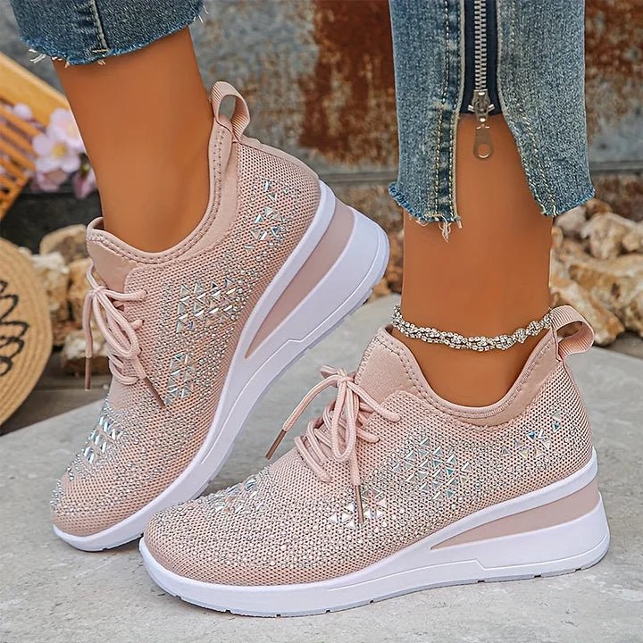 Deborah | Comfort Sneakers with Sparkling Stones