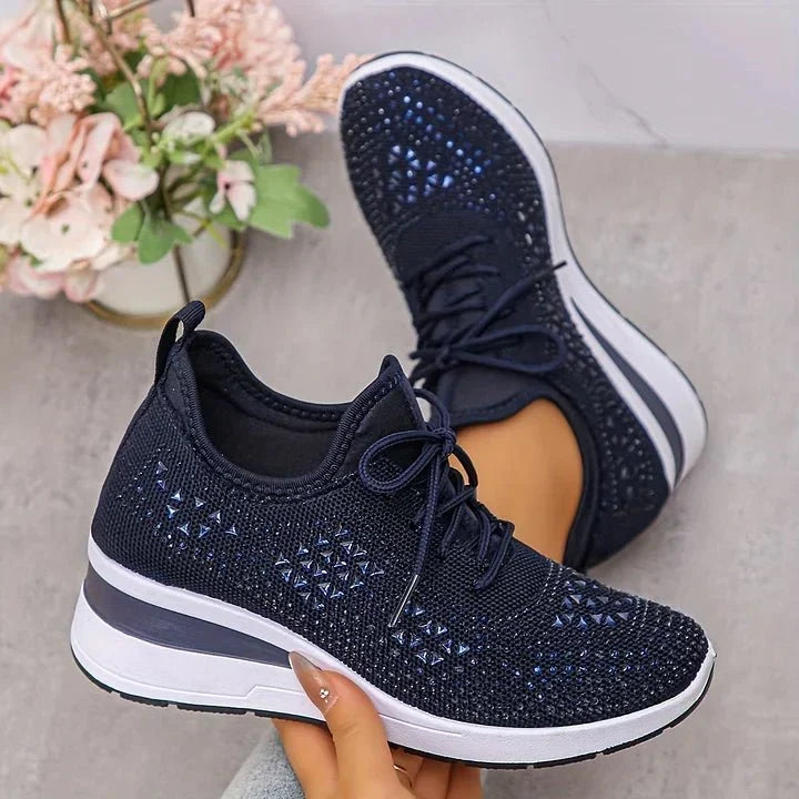 Deborah | Comfort Sneakers with Sparkling Stones