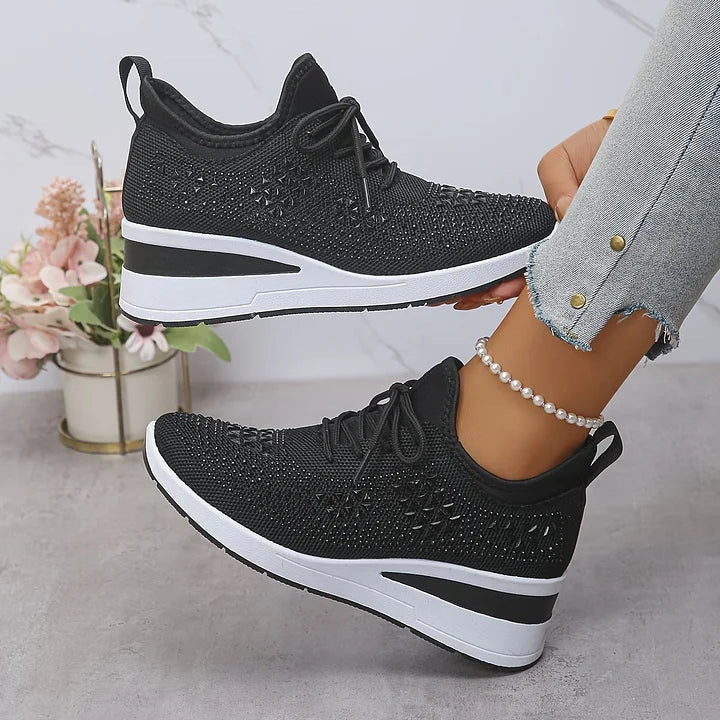 Deborah | Comfort Sneakers with Sparkling Stones
