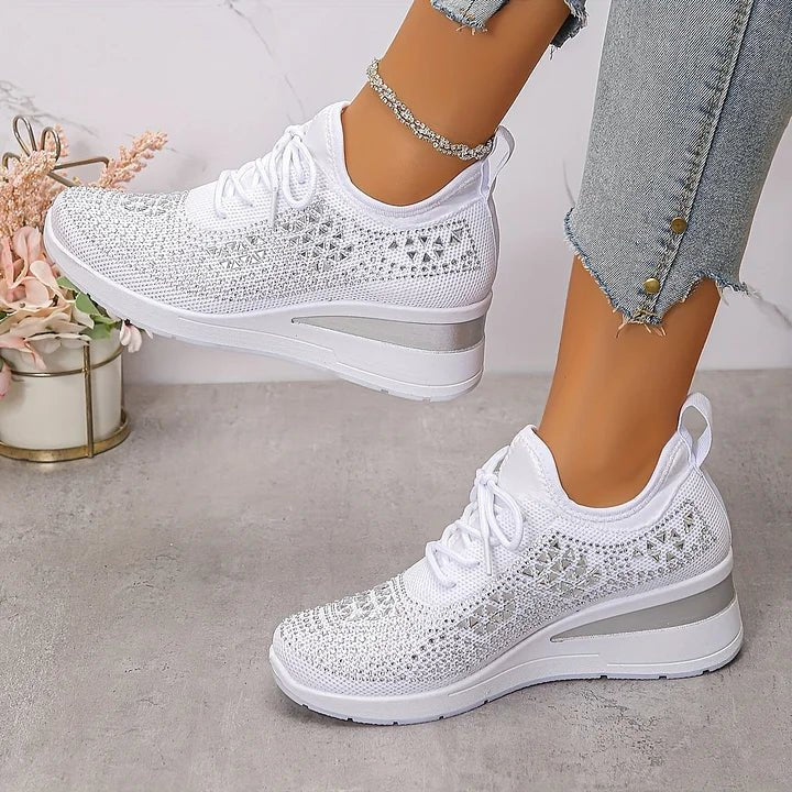 Deborah | Comfort Sneakers with Sparkling Stones