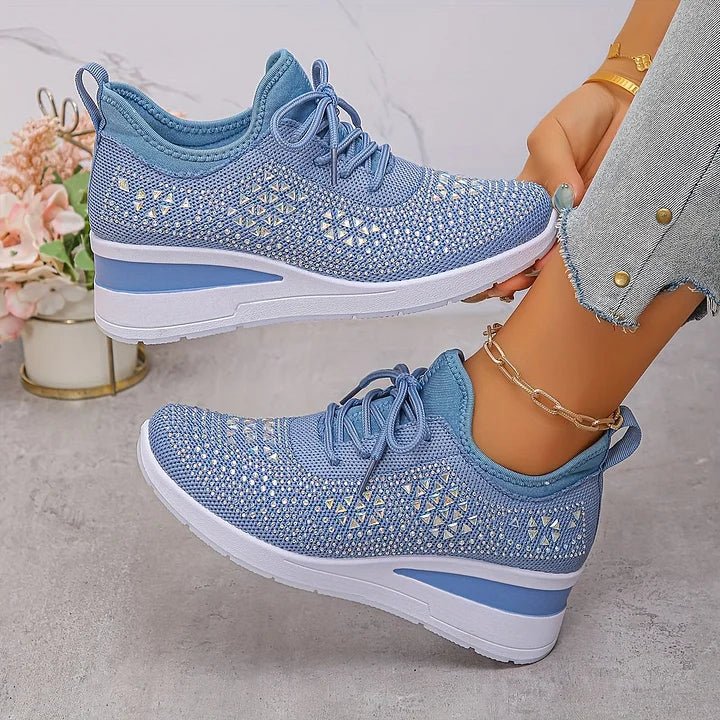 Deborah | Comfort Sneakers with Sparkling Stones