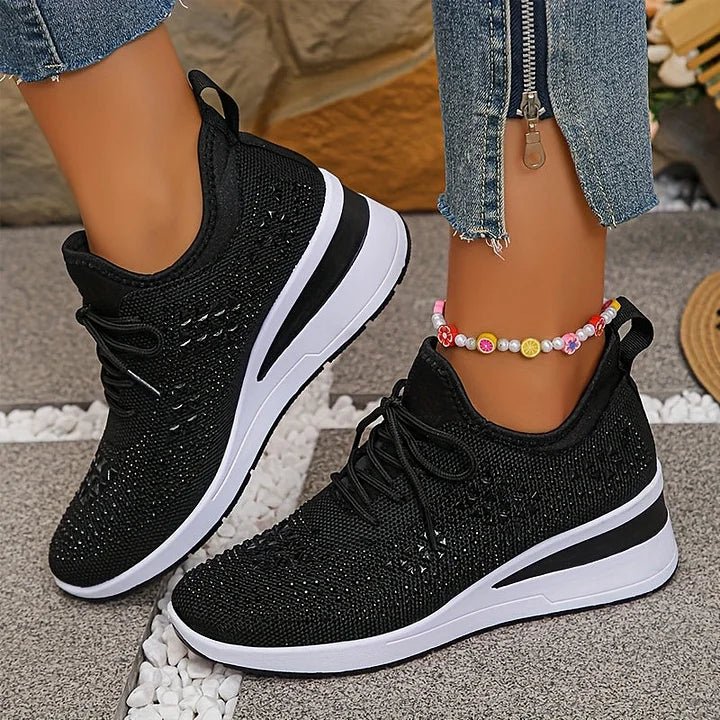 Deborah | Comfort Sneakers with Sparkling Stones