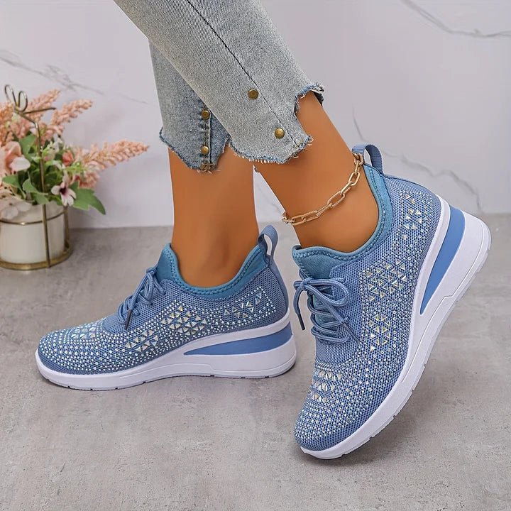Deborah | Comfort Sneakers with Sparkling Stones