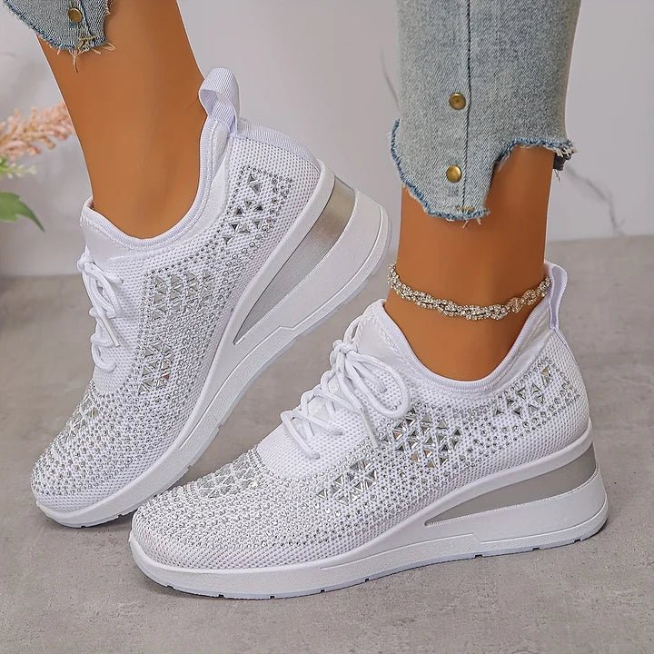 Deborah | Comfort Sneakers with Sparkling Stones