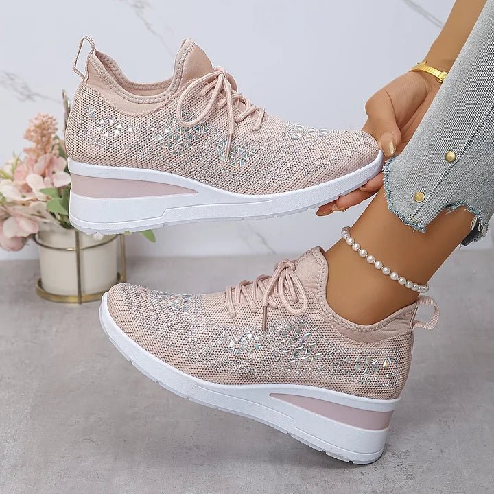 Deborah | Comfort Sneakers with Sparkling Stones