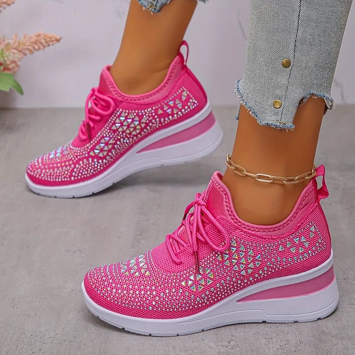 Deborah | Comfort Sneakers with Sparkling Stones